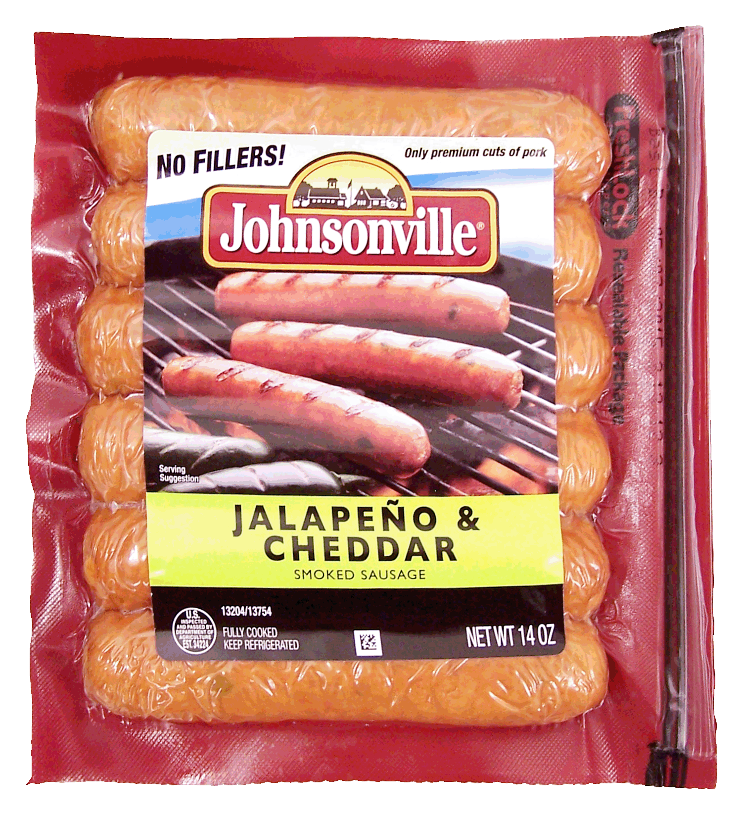 Johnsonville  jalapeno & cheddar smoked sausage, 6-links Full-Size Picture